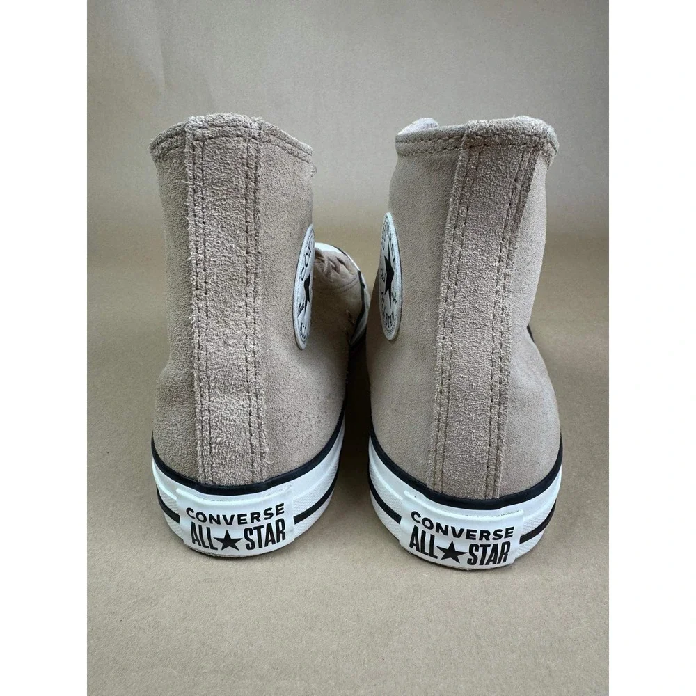Converse Chuck Taylor All Star W8 Leather Suede Fleece Lined High Top Men 6 Tan